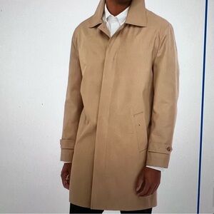 Banana Republic Tan Single Breasted Modular System Trench Coat New 44-46 Tall